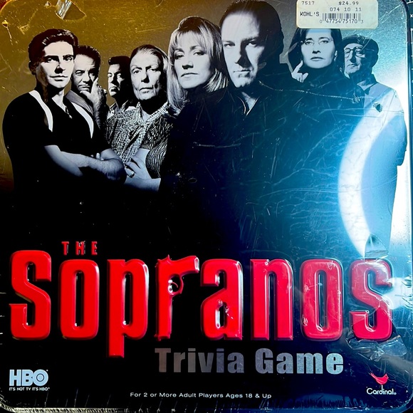 HBO Games New The Sopranos Trivia Game Hbo Original Show
